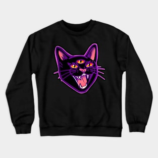 Demonic Cat Crewneck Sweatshirt